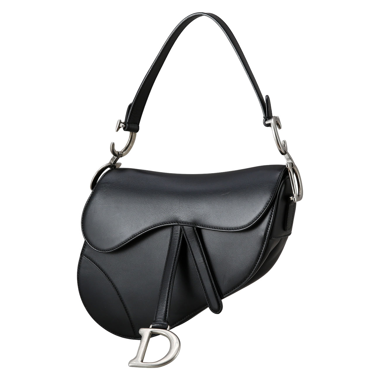 CHRISTIAN DIOR(USED)크리스찬디올 레더 새들백 & 스트랩
